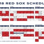The Best Red Sox Printable Schedule 2020 Ruby Website