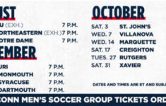 UConn Men S Soccer 2020 Home Schedule Revealed The UConn Blog