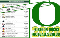 University Of Oregon Football Schedule 2022 State Schedule 2022