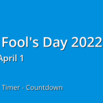 When Is April Fool S Day 2022 Countdown Timer Online VClock